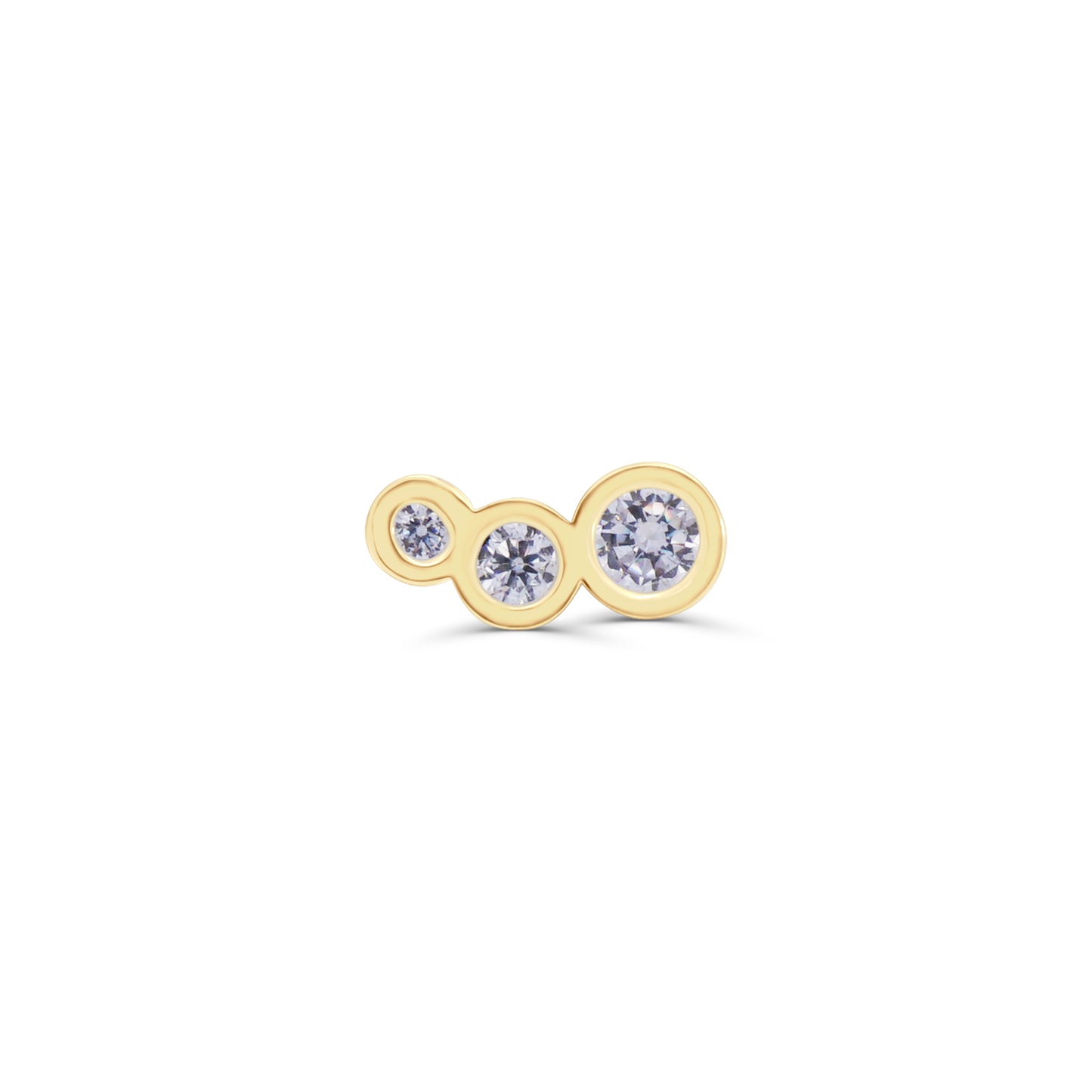 3 CZ Screw Piercing