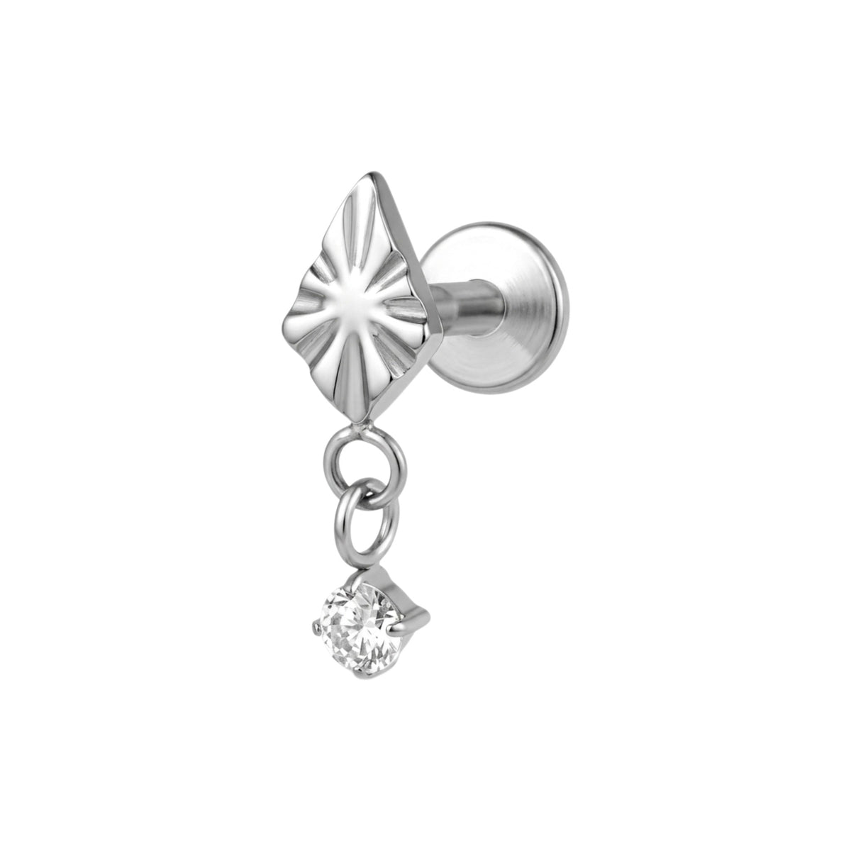 Aster Flat Back Piercing