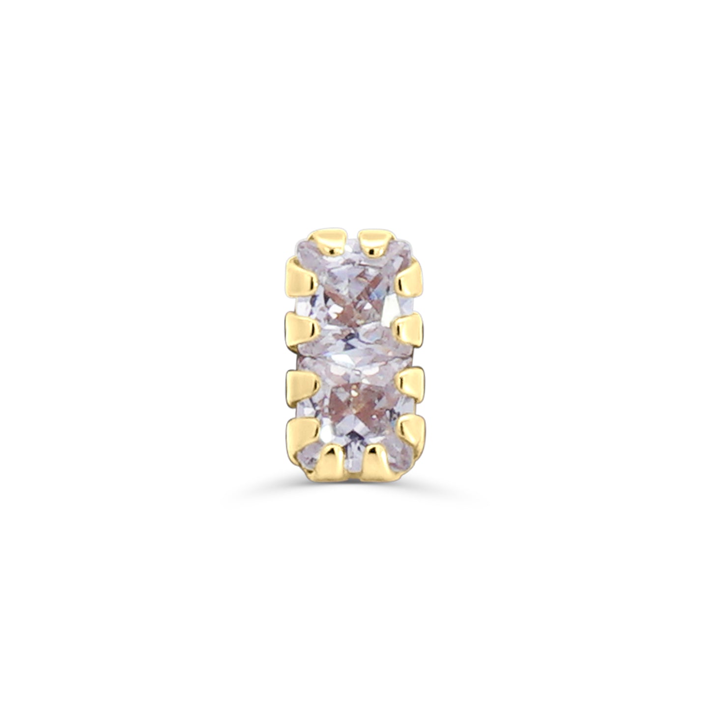 Bar CZ Screw Piercing