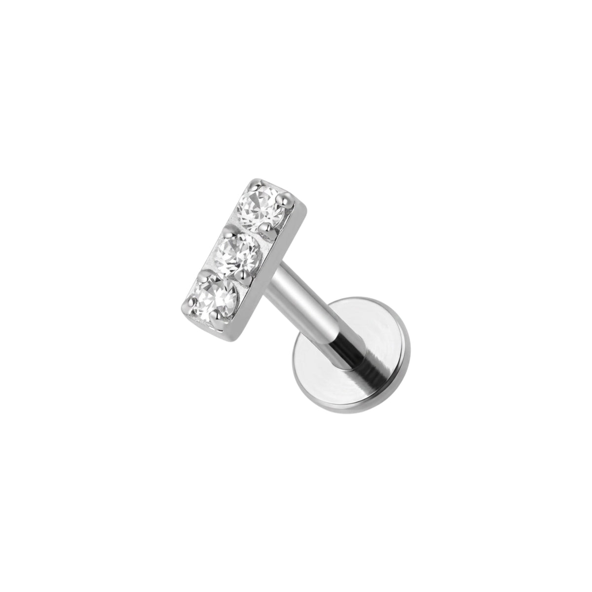 Bar Flat Back Piercing