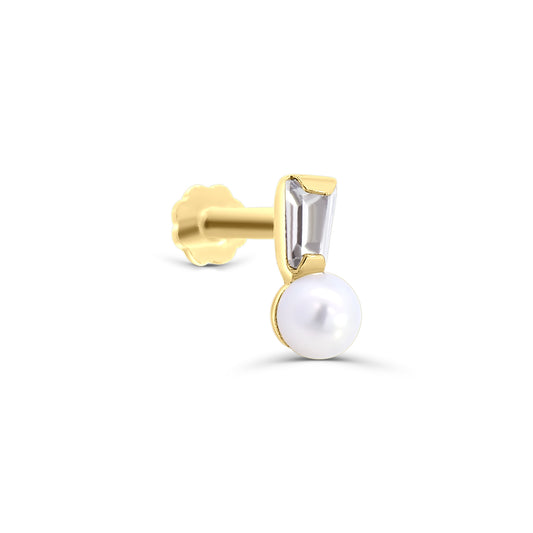 Lena Pearl Screw Piercing