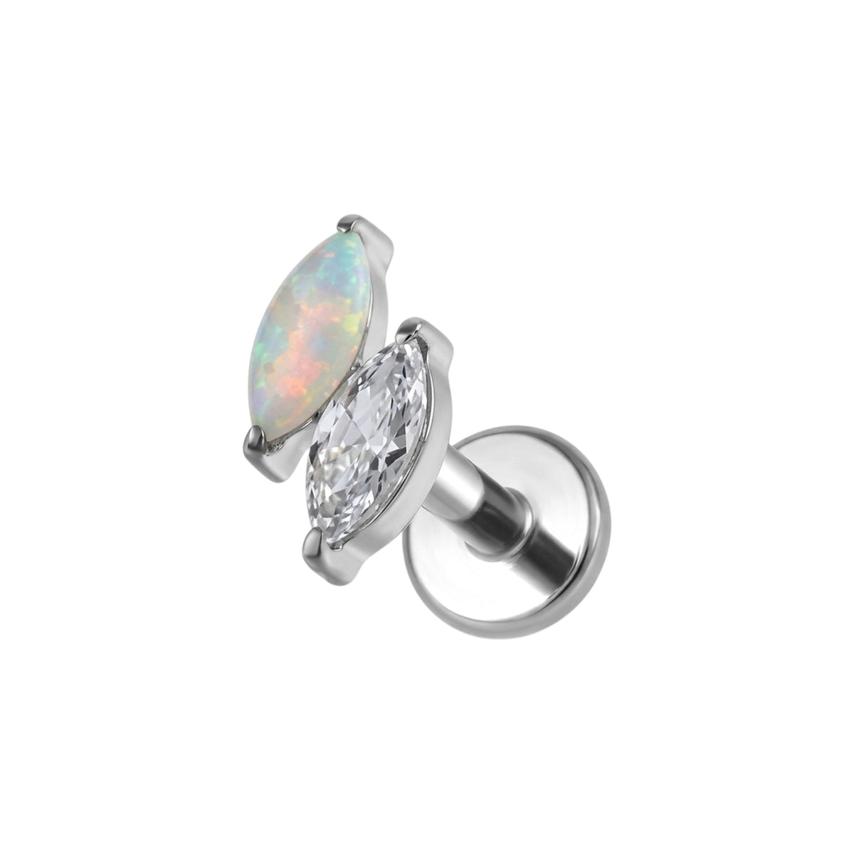 Orlena Opal Flat Back Piercing
