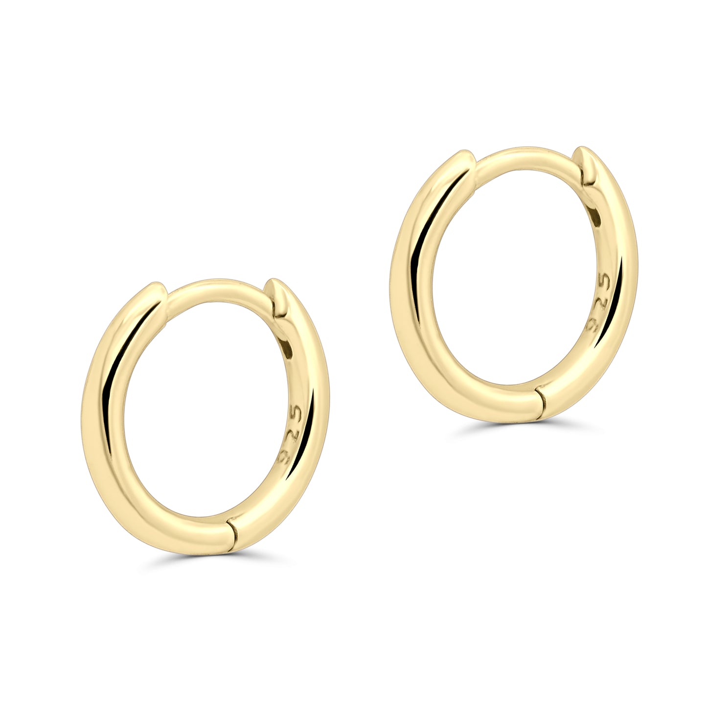 Small Plain Hoops