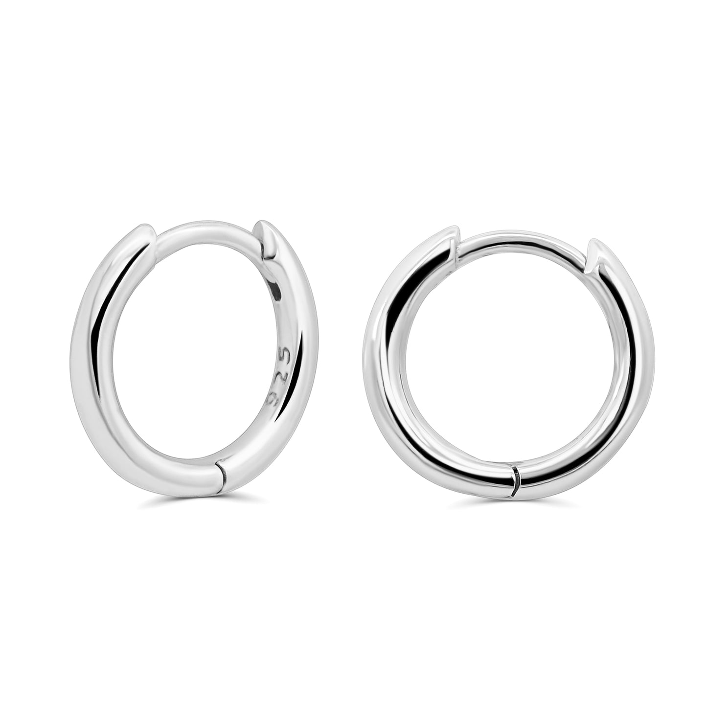 Small Plain Hoops