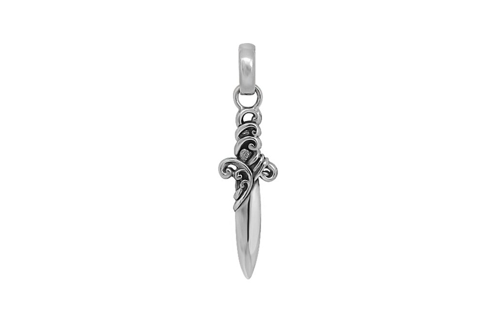 Men's Silver Dagger Pendant Boho Jewelry for Men – KEMMI Collection