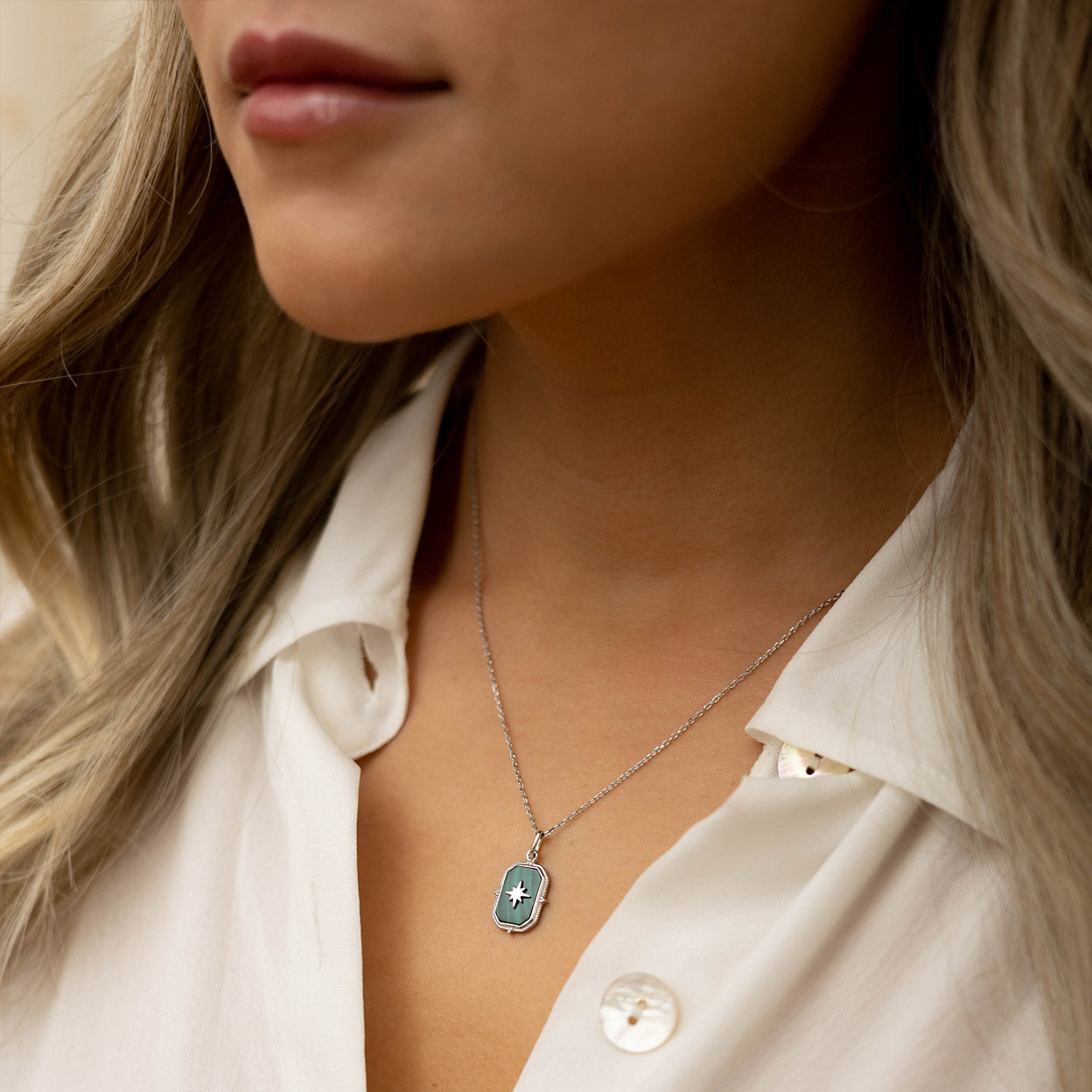North Star Malachite Necklace