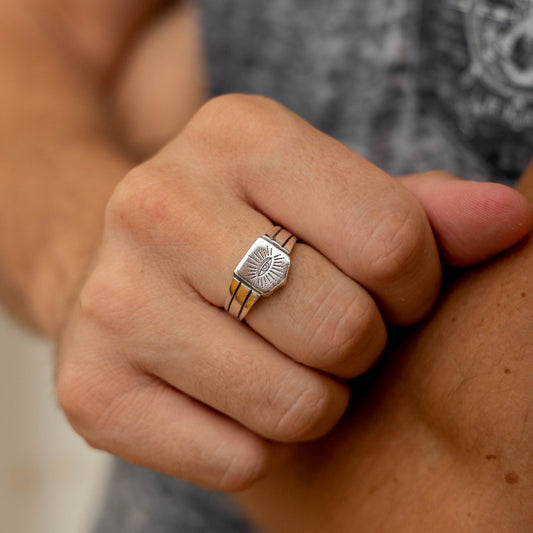 Men's Silver Truth Seeker Ring