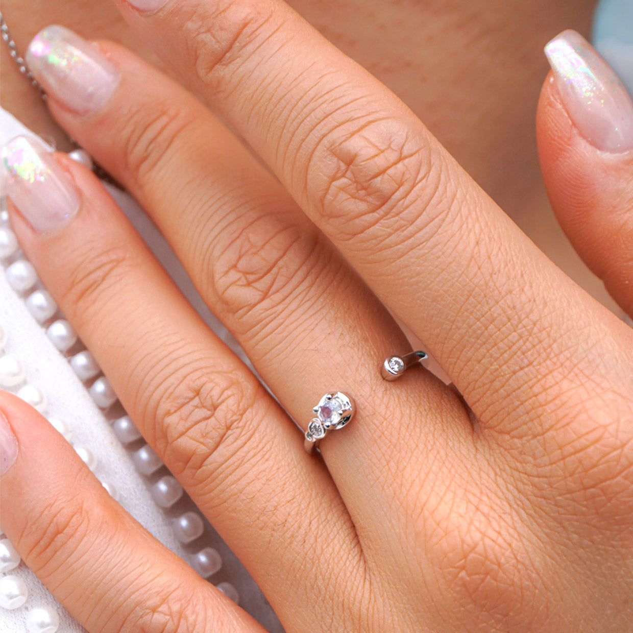 Oceanne Moonstone Ring
