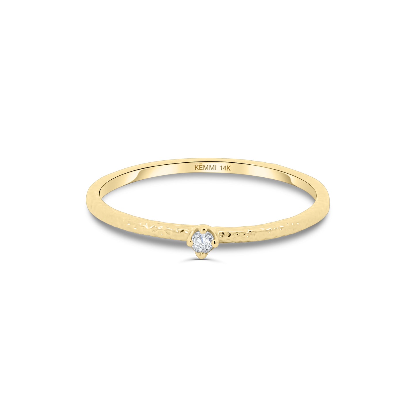 Solid Gold Diamond Hanna Ring