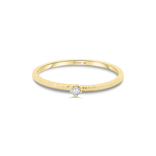 Bague Hanna en or massif et diamants