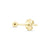 Solid Gold Dot Stud Earring