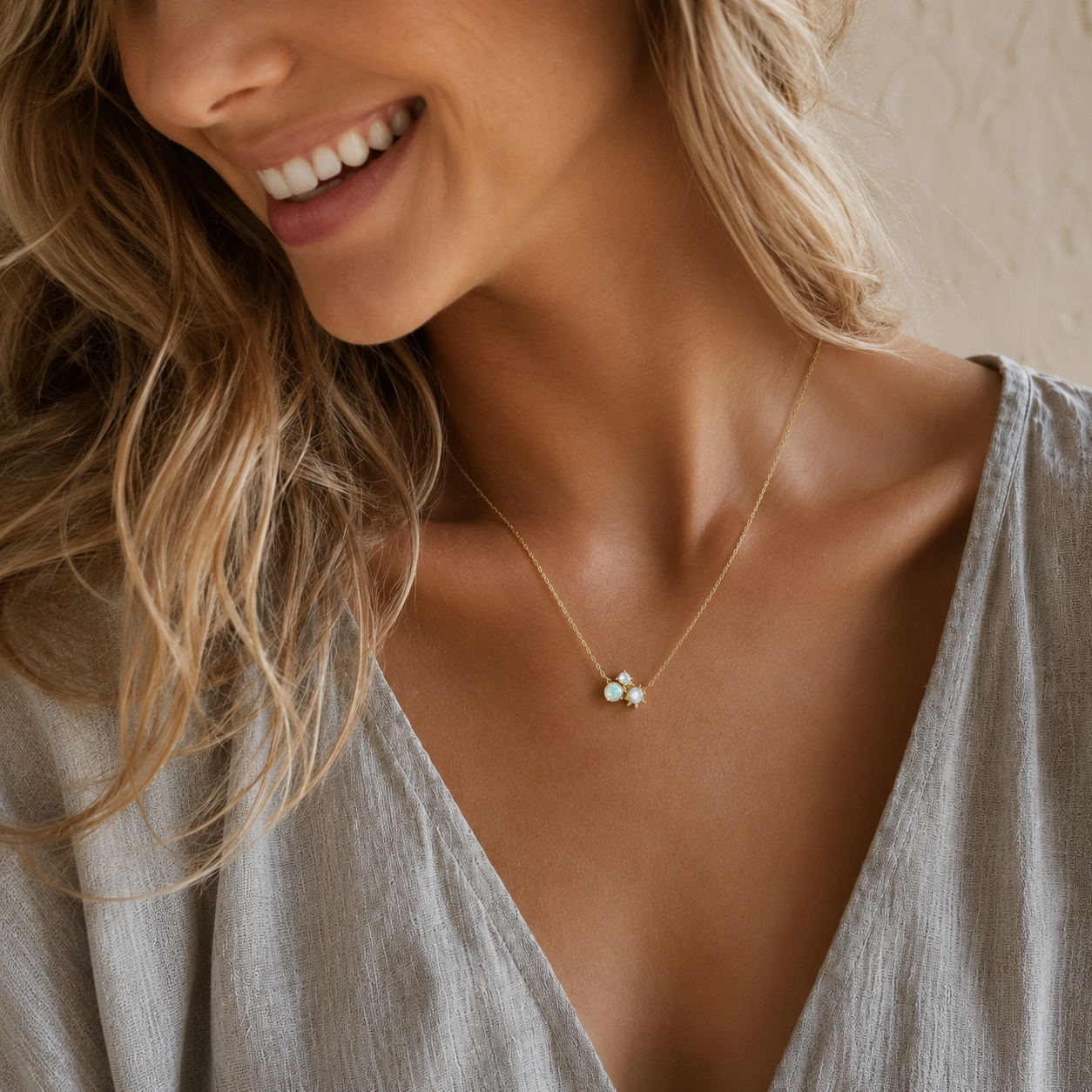 Astera Opal Necklace