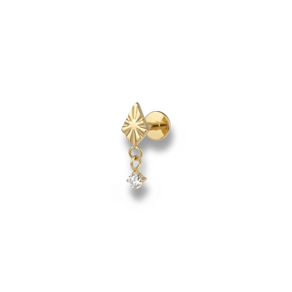 Aster Flat Back Piercing