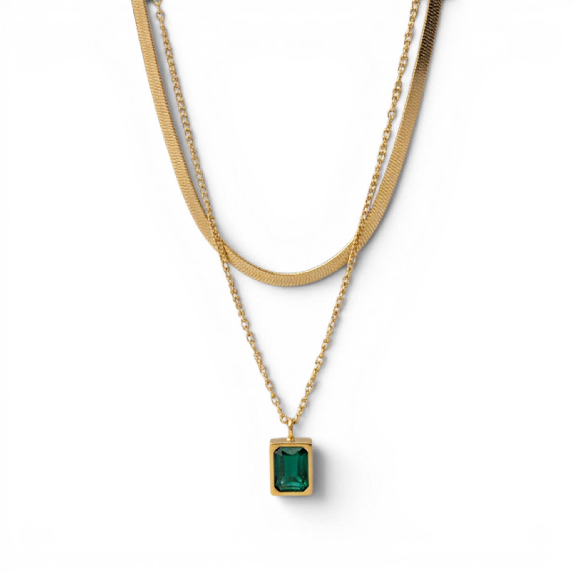 Azelia Double Chain Necklace