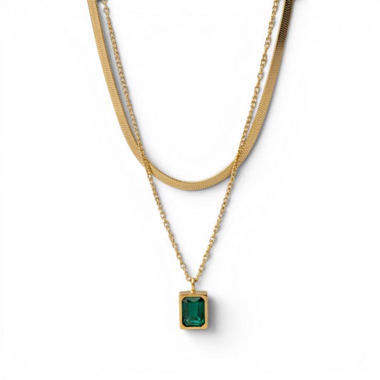 Azelia Double Chain Necklace