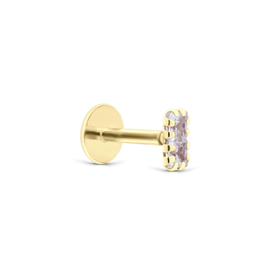 Bar CZ Screw Piercing