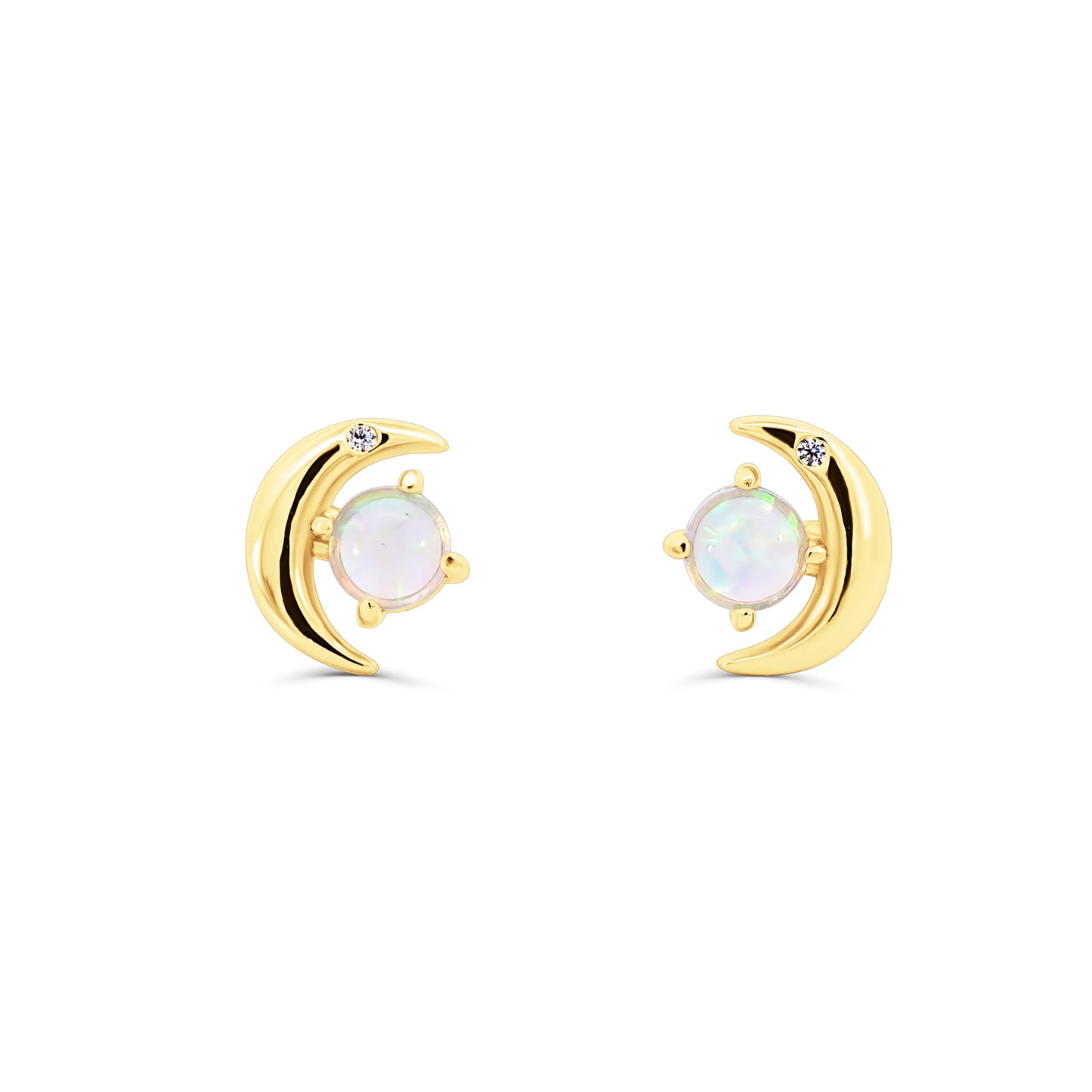 Boucles d'oreilles à clous en opale Celuna
