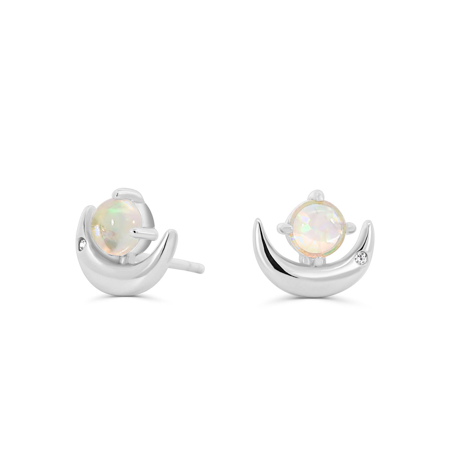 Boucles d'oreilles à clous en opale Celuna