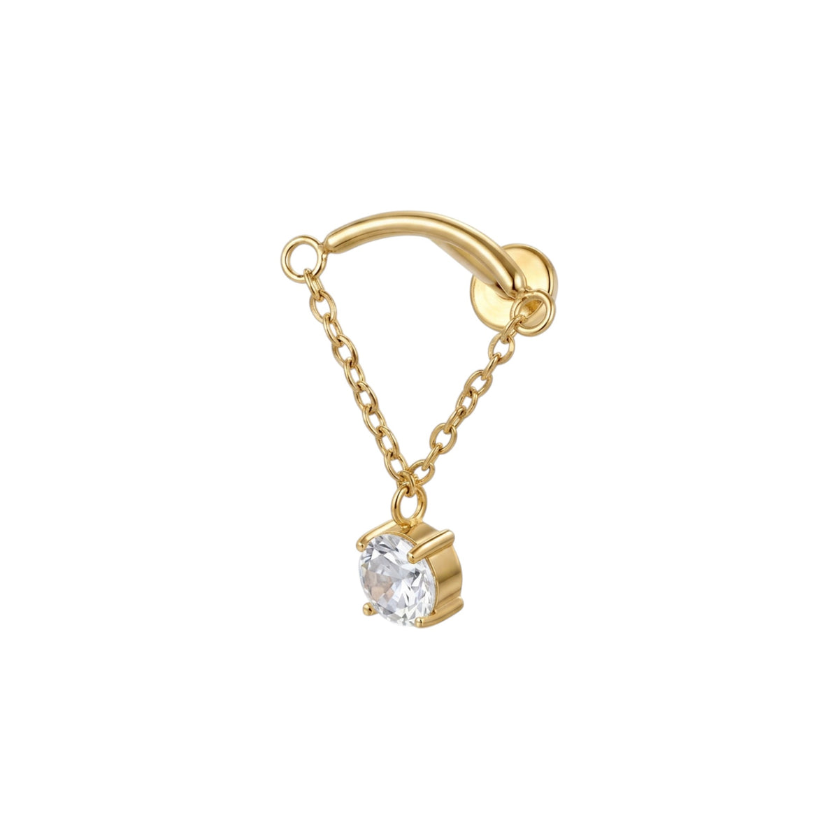 Ciela Dangle Flat Back Piercing