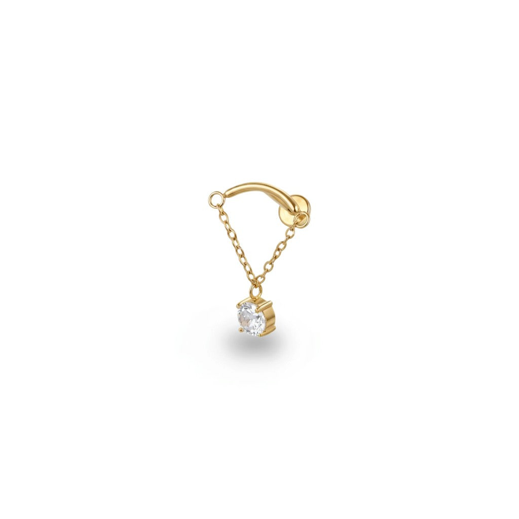 Ciela Dangle Flat Back Piercing