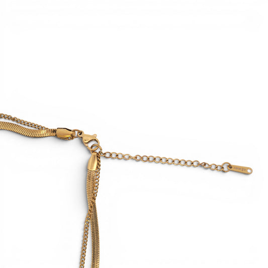 Azelia Double Chain Necklace