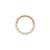 Diamond Pave Daith Clicker Hoop