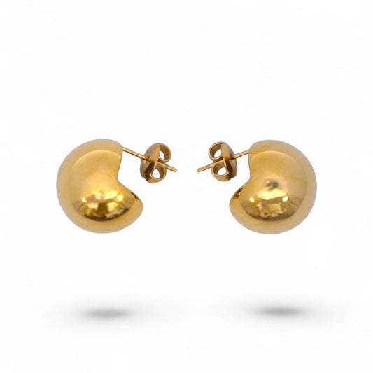 Dome Gold Studs