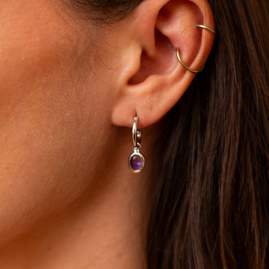 Ella Drop Stud Hoops
