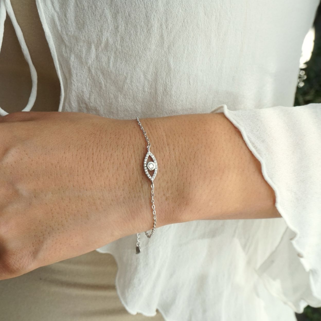 Bracelet œil CZ
