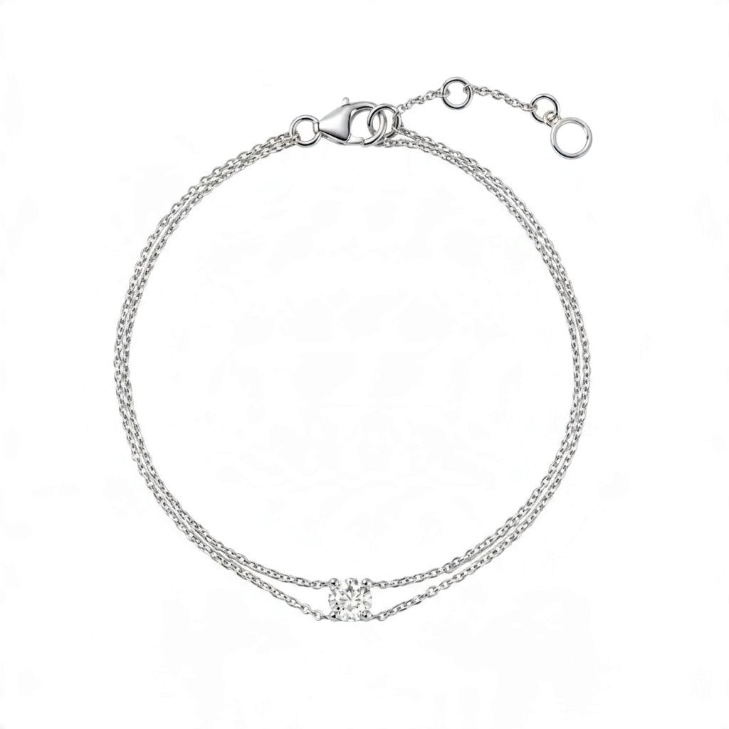 Lumiere Double Chain Bracelet