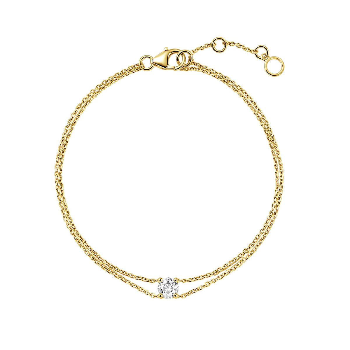 Lumiere Double Chain Bracelet