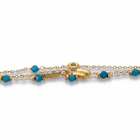 Linea Gold Multi Chain Bracelet