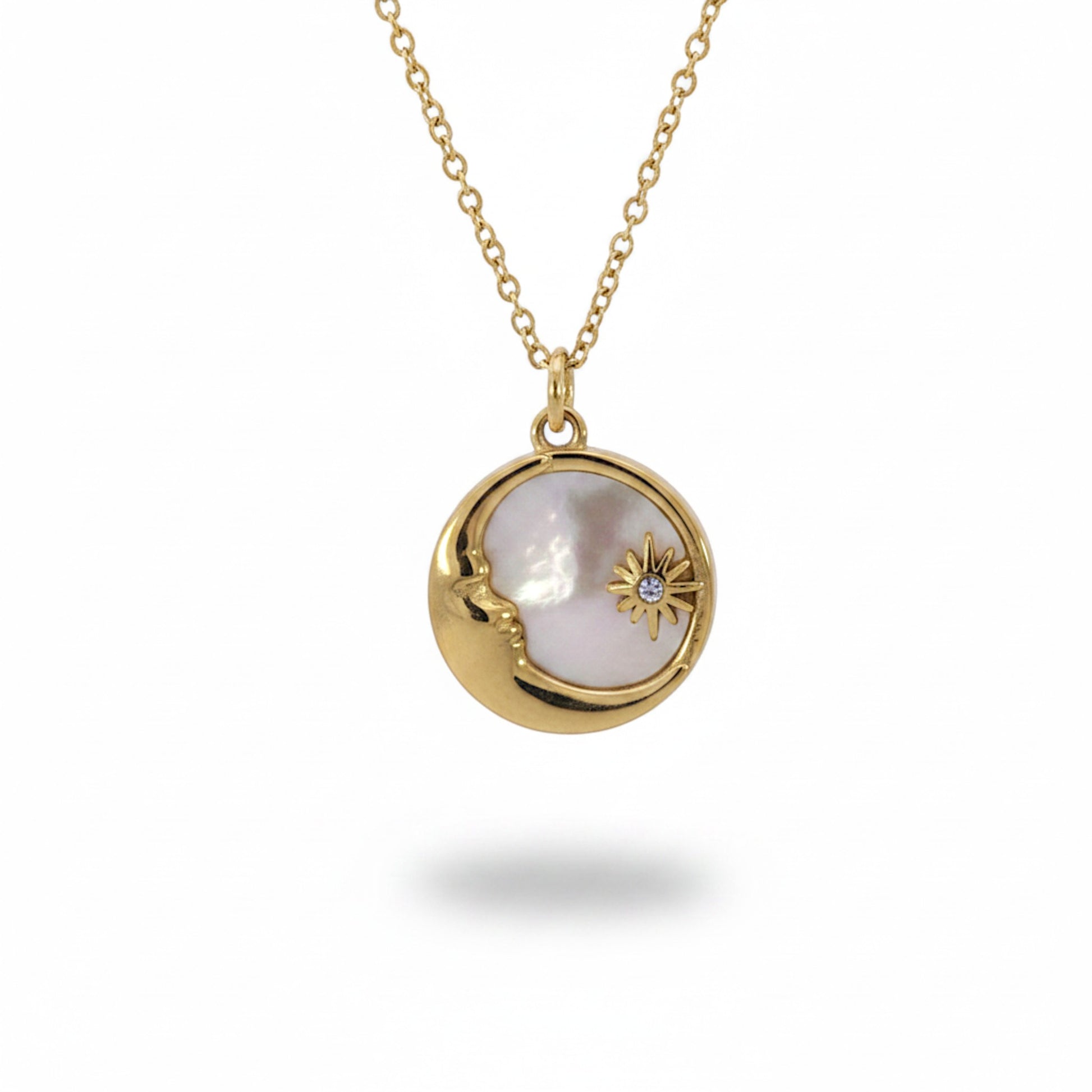Collier Luna en or