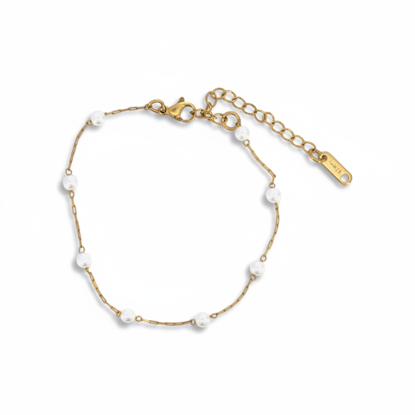Bracelet à chaîne en perles Lumi