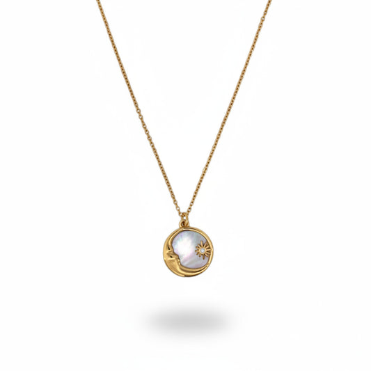 Collier Luna en or
