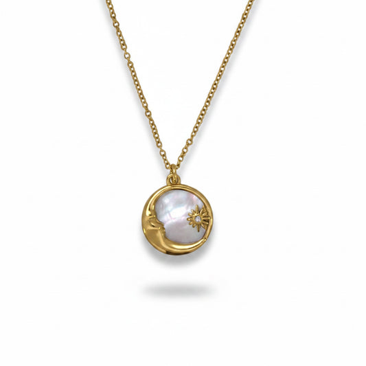 Collier Luna en or