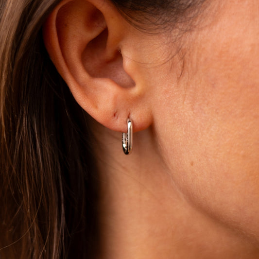 Medium Oval Hoops