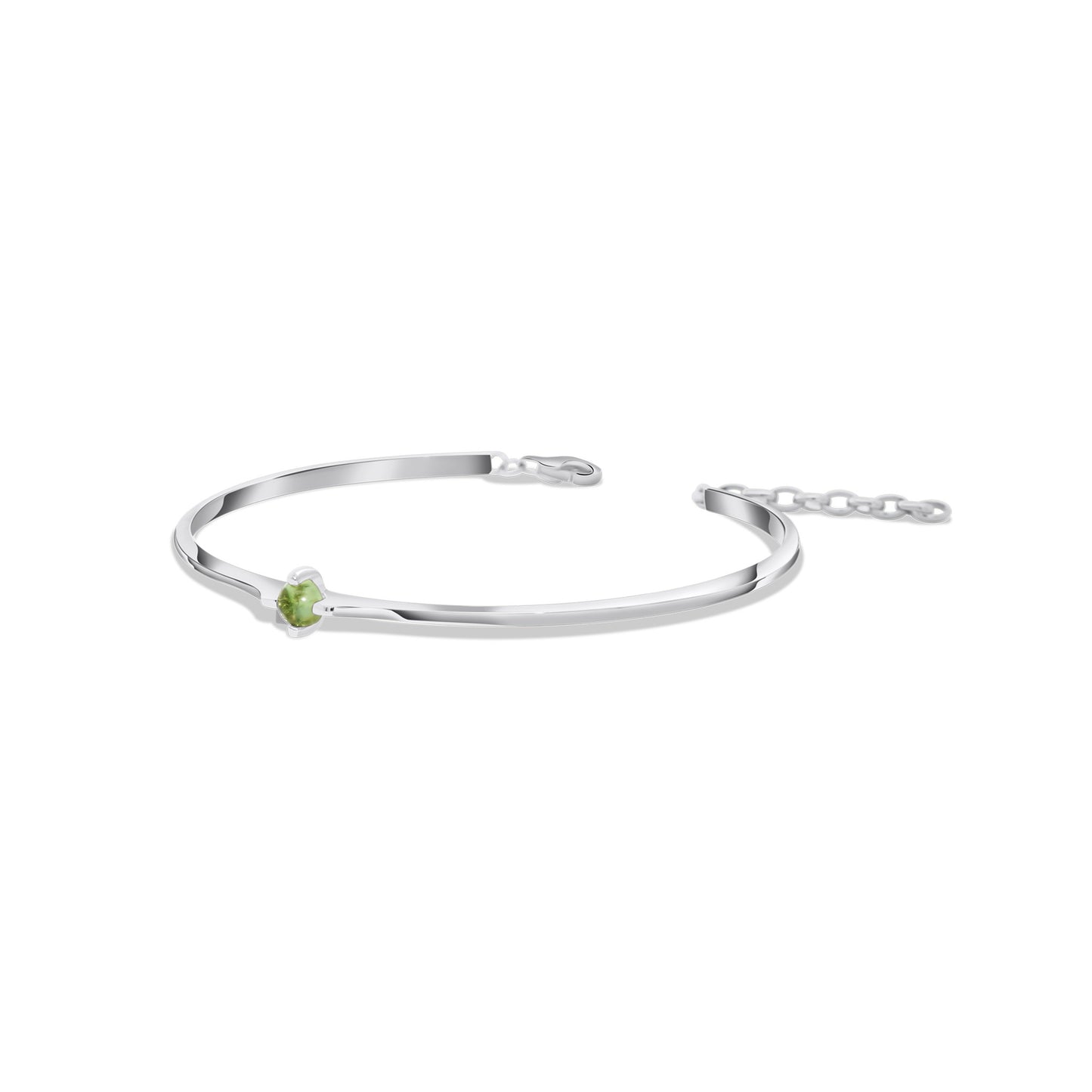 Bracelet jonc Millie péridot