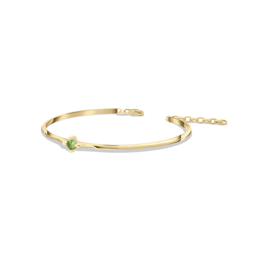 Millie Peridot Bangle Bracelet