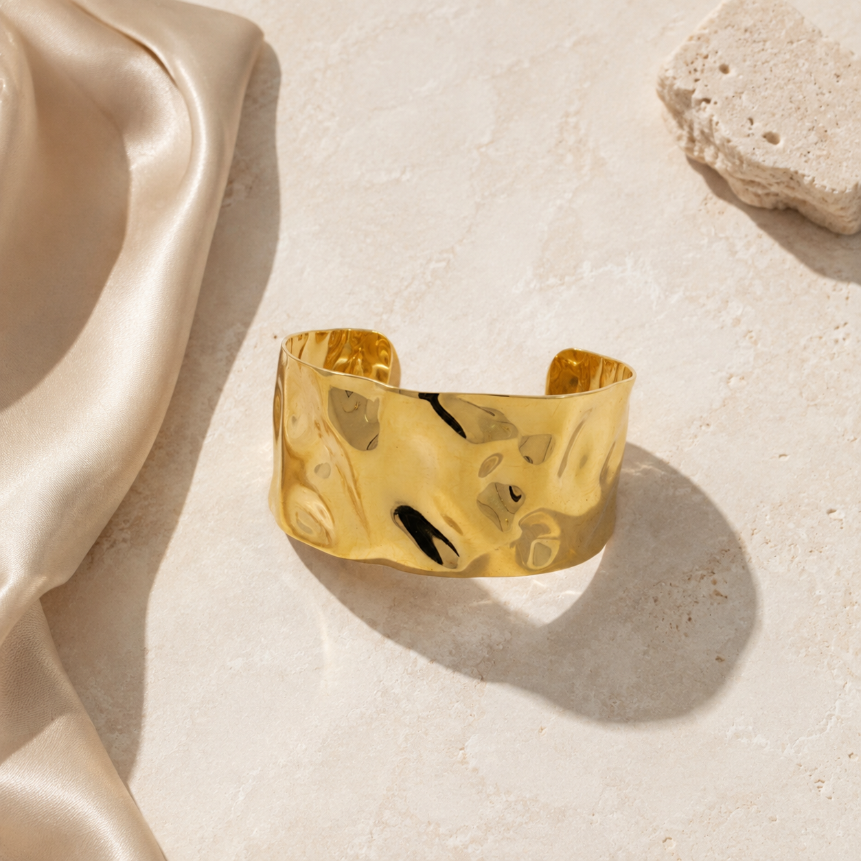 Gold Molten Cuff