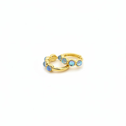 Moonstone Hoops