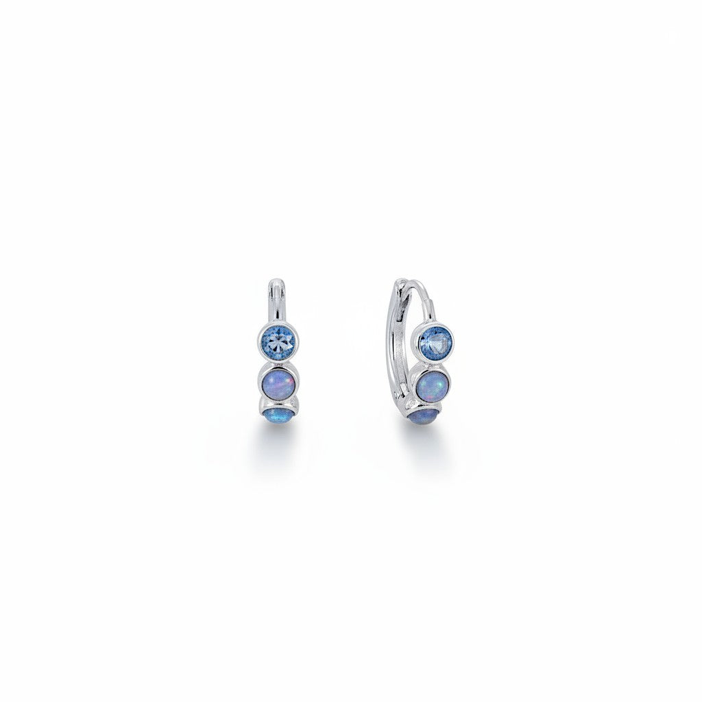 Moonstone Hoops