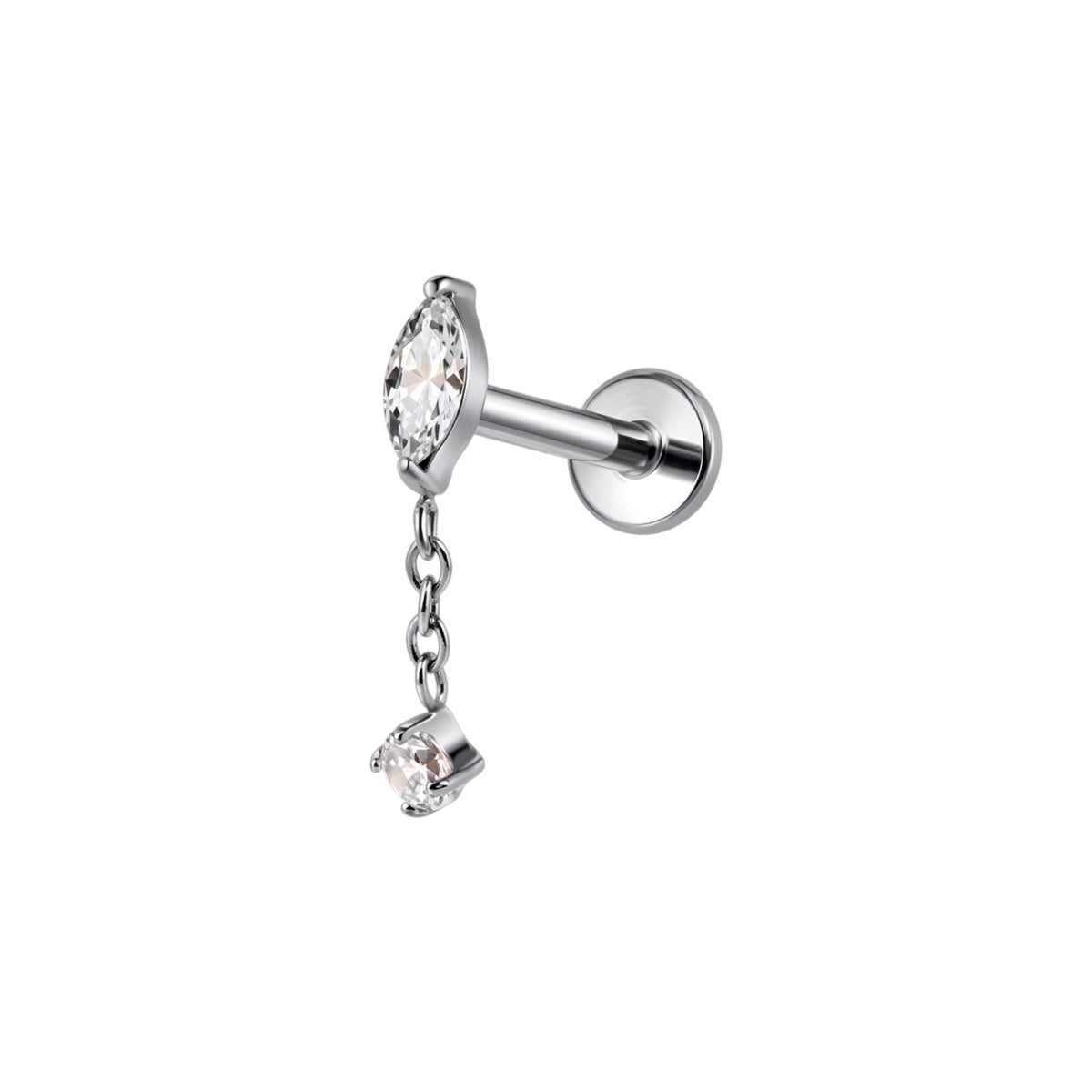 Naila Flat Back Piercing