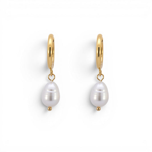 Nerina Pearl Hoops