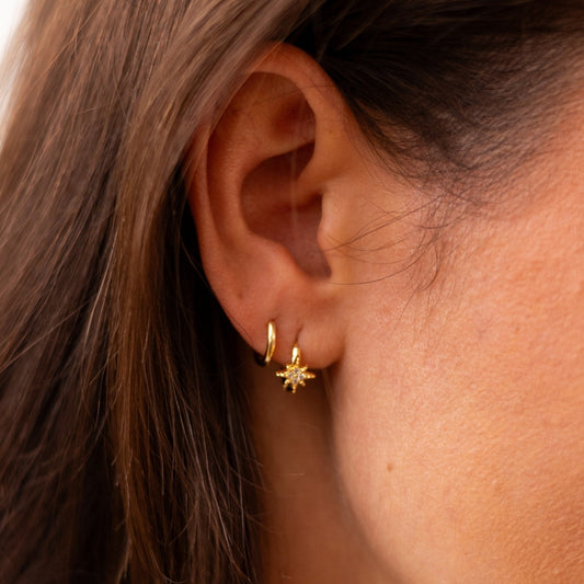 Noel CZ Mini Hoops