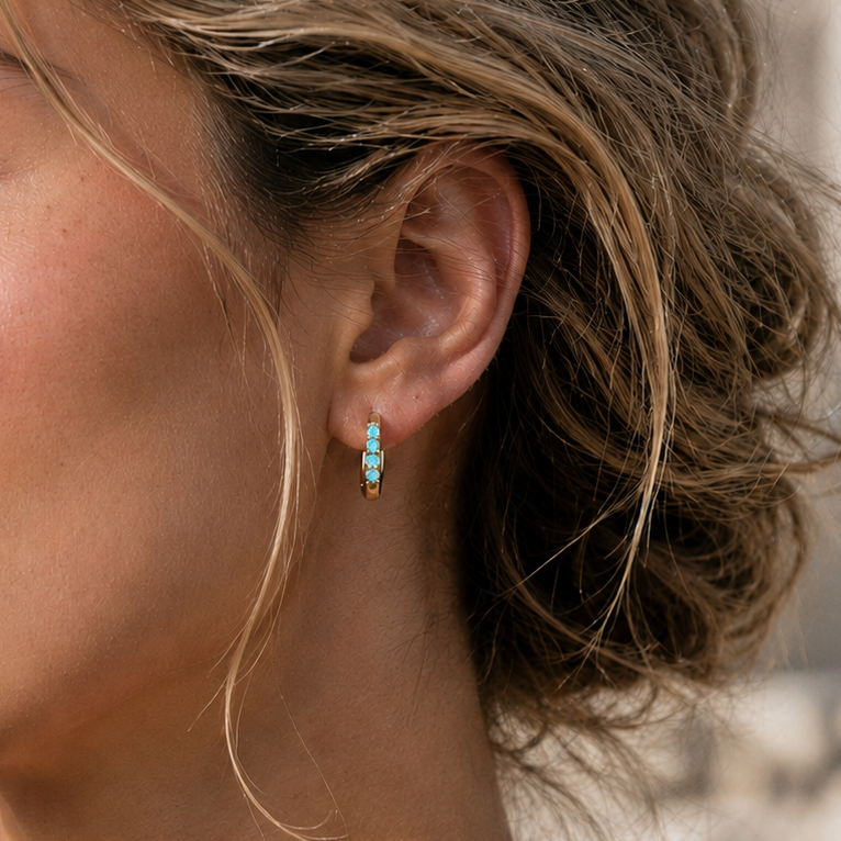Opaline Hoops