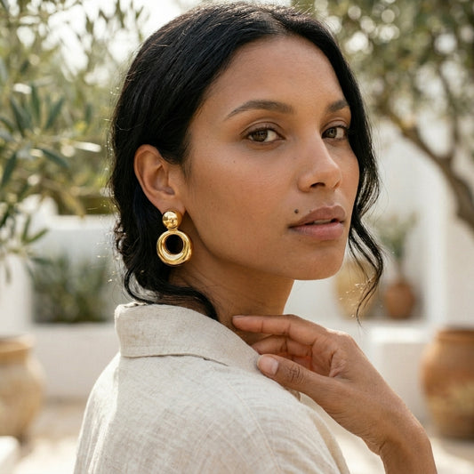 Orbit Gold Earrings