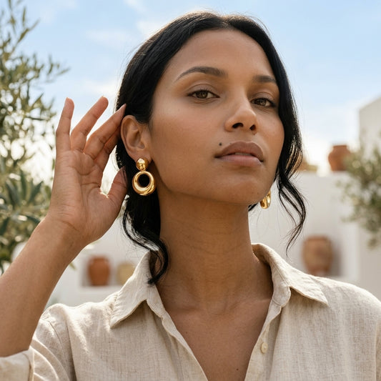 Orbit Gold Earrings