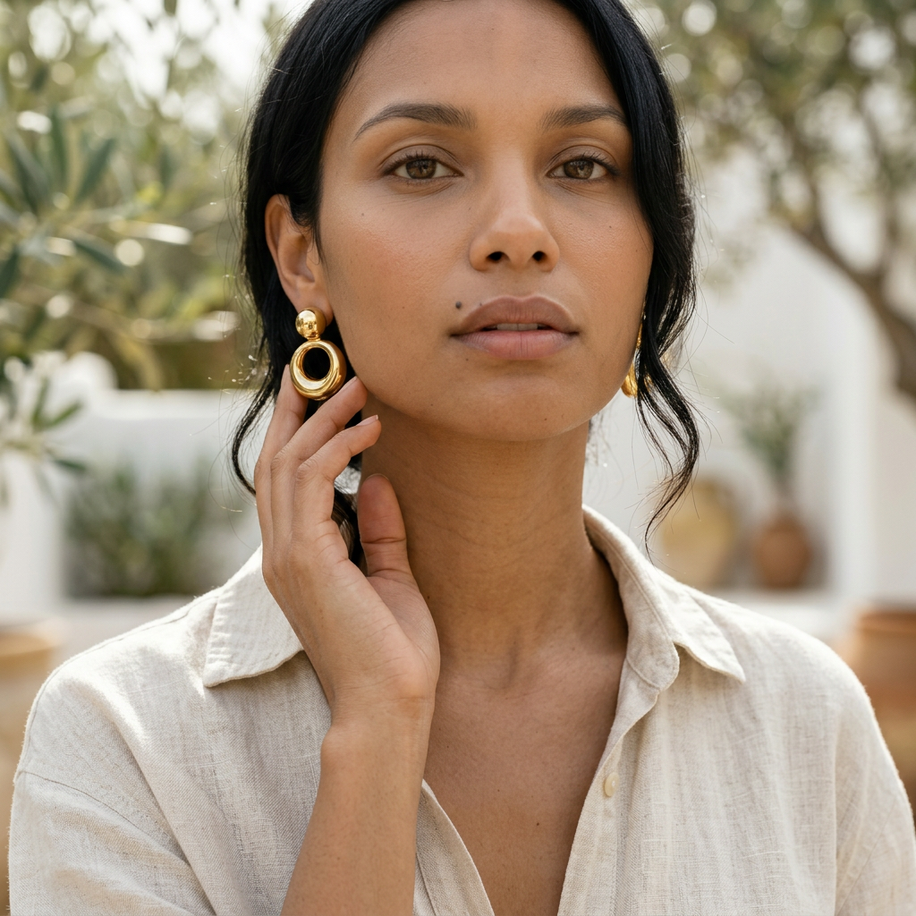 Orbit Gold Earrings