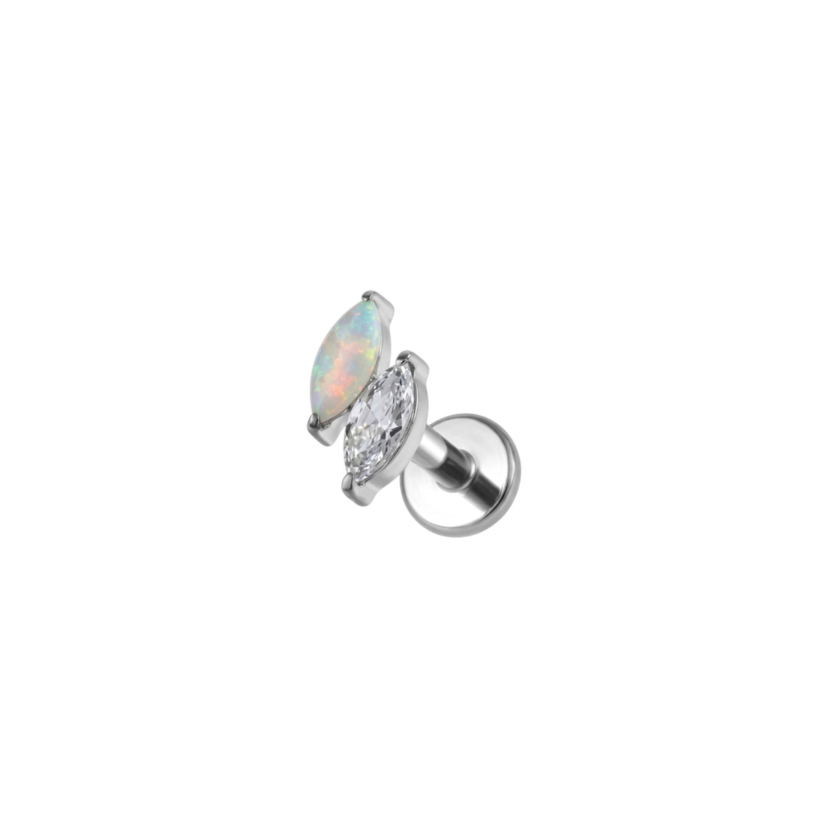 Orlena Opal Flat Back Piercing